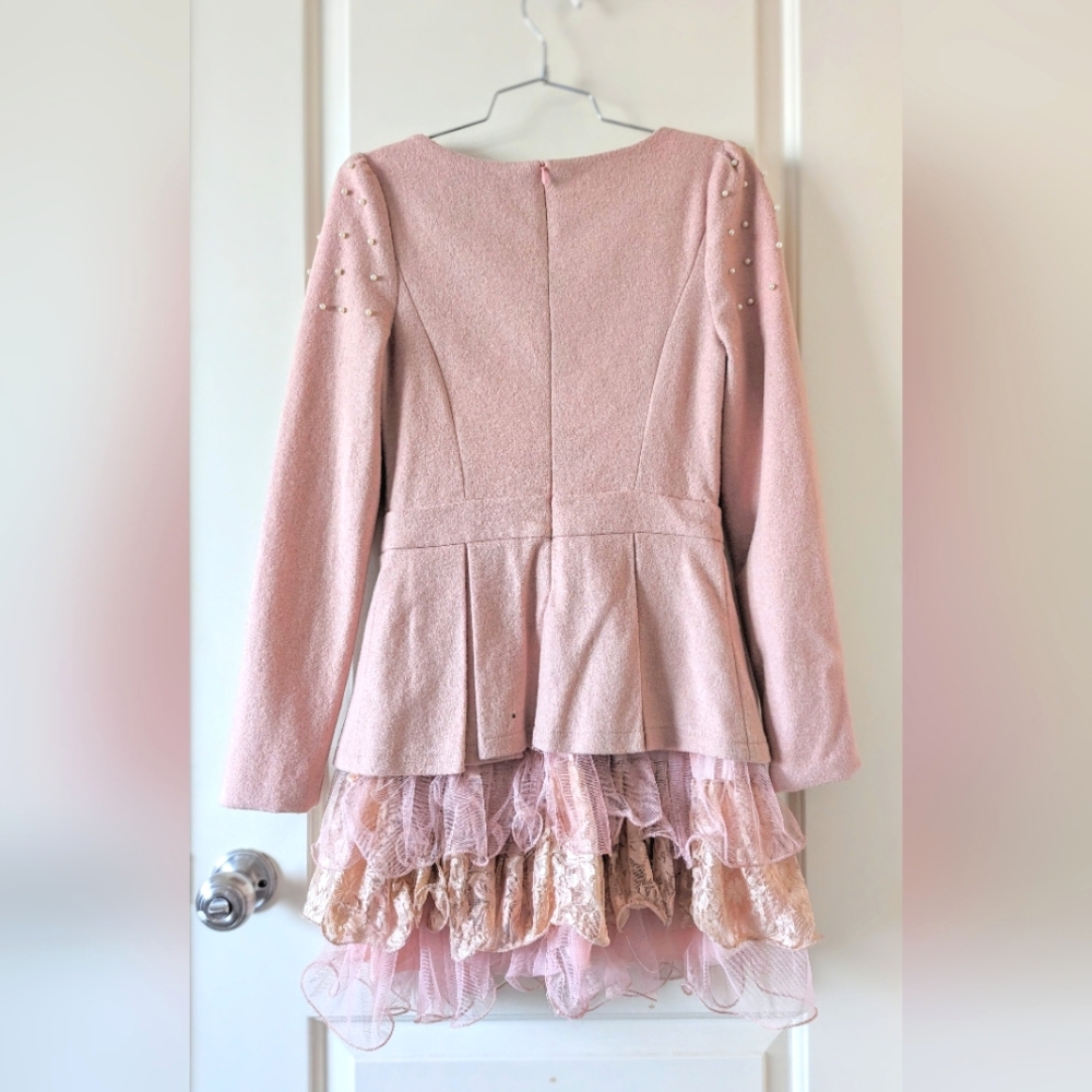 Blush Shabby Chic Dress - Picture 3 of 6